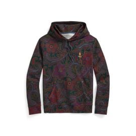 Paisley-Print Double-Knit Hoodie at Ralph Lauren