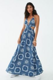 Paisley Print Halter Maxi Dress at Forever 21