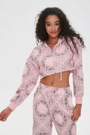 Paisley Print Hoodie at Forever 21