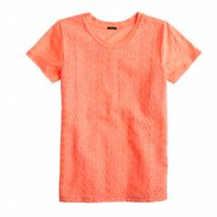 Paisley eyelet tee at J. Crew