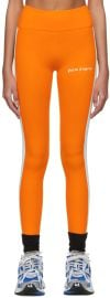 Palm Angels Orange Nylon Sport Leggings SSENSE at Ssense