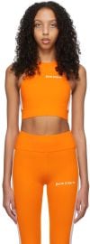 Palm Angels Orange Sport Top SSENSE at Ssense