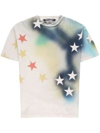 Palm Angels Sprayed Starts Cotton T-shirt - at Farfetch