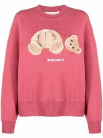 Palm Angels Teddy Bear Cotton Sweatshirt - at Farfetch