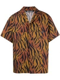 Palm Angels tiger-print Shirt - Farfetch at Farfetch