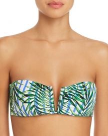 Palm Party V-Wire Bandeau Bikini Top  Red Carter at Bloomingdales