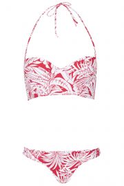 Palm Print Bikini at Topshop