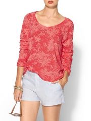 Palm Print Sweatshirt at Piperlime