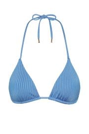 Palma Top - Dream Blue Wide Rib Monday Swimwear at Monday Swimwear