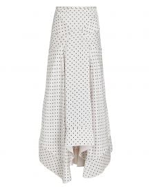 Palmera Asymmetrical Polka Dot Skirt at Intermix