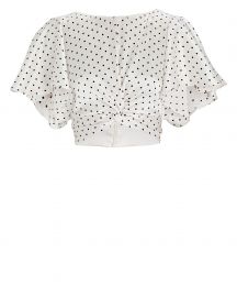 Palmera Polka Dot Crop Top at Intermix