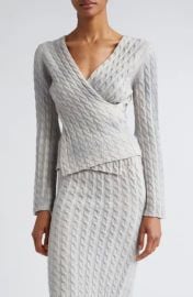 Paloma Wool Valeria Crisscross Cable Knit Sweater at Nordstrom