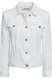 Paloma frayed cotton-tweed jacket at The Outnet