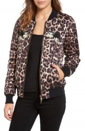 Pam   Gela Embellished Bomber Jacket at Nordstrom