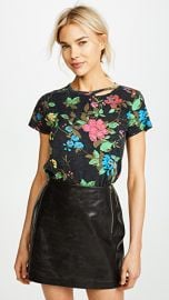 Pam  amp  Gela Destroyed Floral Tee at Shopbop