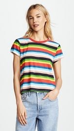 Pam  amp  Gela Rainbow Stripe Tee at Shopbop