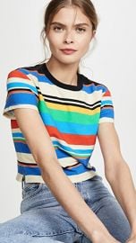 Pam  amp  Gela Stripe Crew Tee at Shopbop