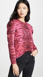 Pam  amp  Gela Tiger Puff Sleeve Sweatshirt at Shopbop