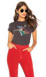 Pam  amp  Gela Unicorn Crew Neck Tee in Vintage Black from Revolve com at Revolve