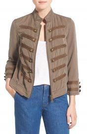 Pam and Gela Crop Military Band Jacket at Nordstrom