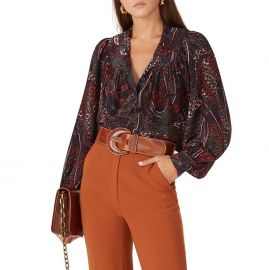 Pamina Abstract Blouse by Vanessa Bruno at Rent The Runway