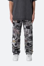 Paneled Blanket Pants - BlackWhite mnml shop now at MNML