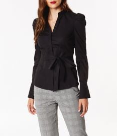 Panelled Waist Shirt at Karen Millen