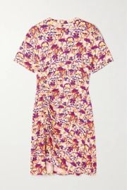 Pansy Floral Bodycon Mini-Dress by Paco Rabanne at Net A Porter