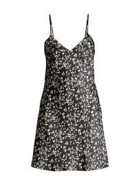 Panthere Leopard Silk Chemise by Ginia at Saks Fifth Avenue