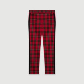 Pantya Plaid Pants at Maje