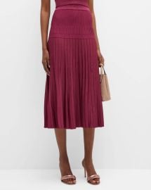 Paola Bernardi Vitoria Rib Knit Skirt at Neiman Marcus