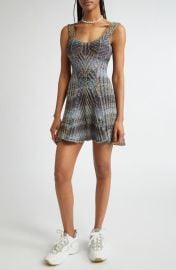 Paolina Russo Warrior Fit & Flare Mini Sweater Dress at Nordstrom
