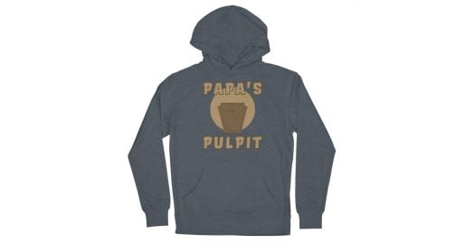 Papa39s Pulpit  Mens Pullover Hoody at CreativeTDesign