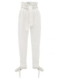 Paperbag Waist Denim Trousers by Re/Done X The Attico at Matches