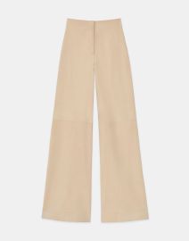 Paperfine Suede Thames Wide Leg Pant Lafayette 148 New York at Lafayette 148 New York