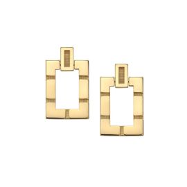 Parallel Drop Earrings Womens Gold Earrings I Alice Pierre Jewelry at Alice Pierre