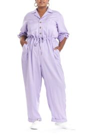 Pari Passu Long Sleeve Jumpsuit in Orchid  at Nordstrom