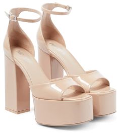 Paris Texas - Tatiana patent leather platform sandals at Mytheresa