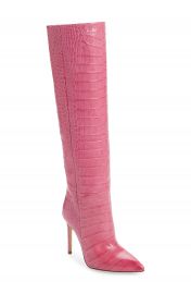 Paris Texas Croc Embossed Knee High Boot  Women    Nordstrom at Nordstrom