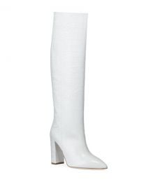 Paris Texas Croc-Embossed Leather Knee Boots at Neiman Marcus