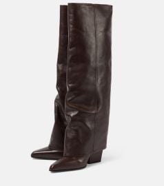 Paris Texas Jane Fold Over Boot at Mytheresa