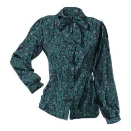 Parisian Bow Blouse     at The J. Peterman Company