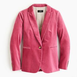 Parke Blazer in Velvet at J.Crew