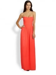 Parker - Bayou Silk Strapless Maxi Dress at Saks Fifth Avenue