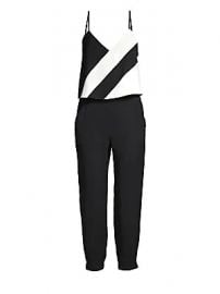 Parker - Frida Combo Sleeveless Crop Jogger Jumpsuit at Saks Fifth Avenue