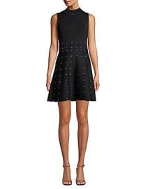 Parker - Joy Studded Flare Dress at Saks Off 5th