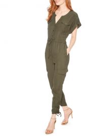 Parker Cayman Short-Sleeve Jumpsuit at Neiman Marcus