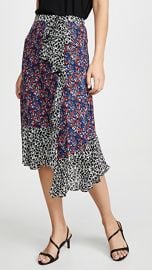 WornOnTV: Vanessa’s mixed floral print ruffled wrap skirt on Last Man ...