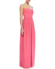 Parker Cosmopolitan Strapless Bustier Maxi Dress at Neiman Marcus