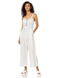 Parker Dominica Sleeveless Button Front Cutout Jumpsuit at Amazon